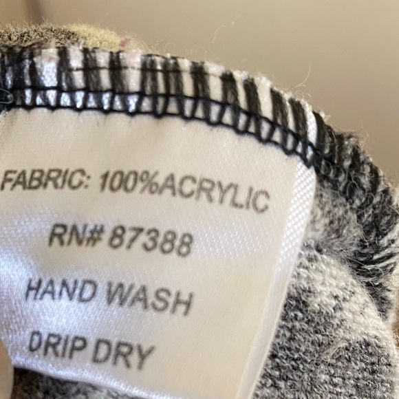 Mob Wife OG Punk Animal Print Cowl Neck Tunic Sweater Size Small - Picture 6 of 12